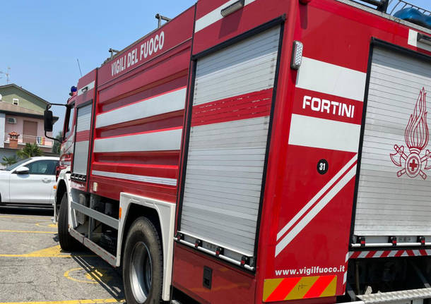 incendio a bernate ticino