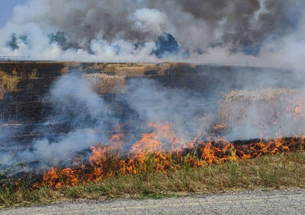 incendio a bernate ticino