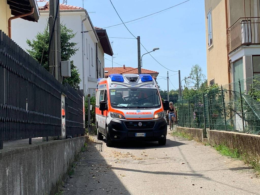 incidente sul lavoro jerago con orago