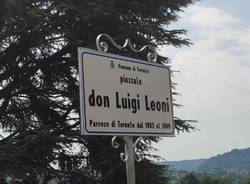 L'intitolazione del nuovo parcheggio di Ternate a don Luigi Leoni