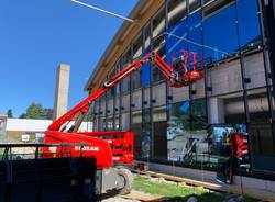 Nel cantiere del palaghiaccio di Varese 