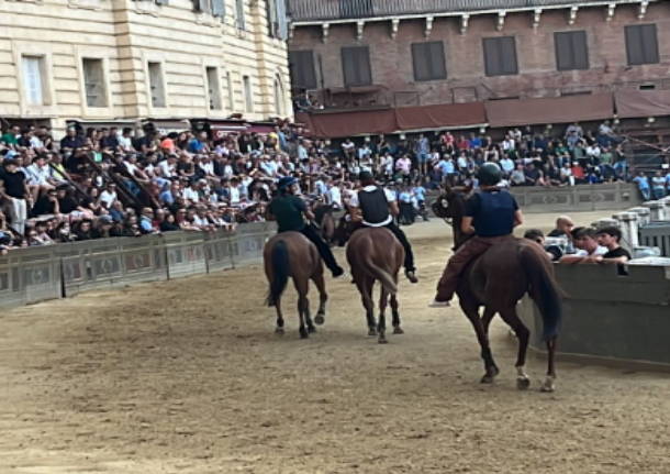 Palio di Sena, prime prove della notte, luglio 2022