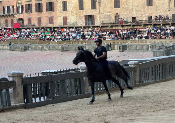 Palio di Sena, prime prove della notte, luglio 2022