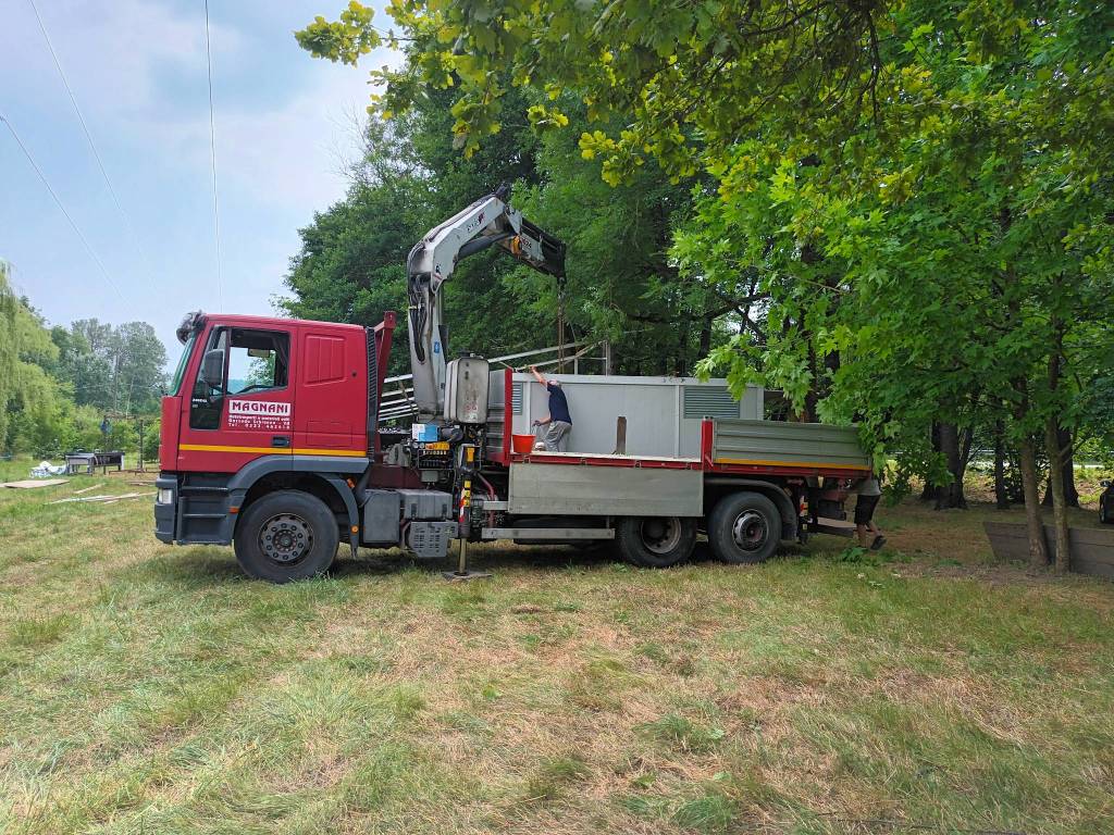 preparativi festa alpini capolago