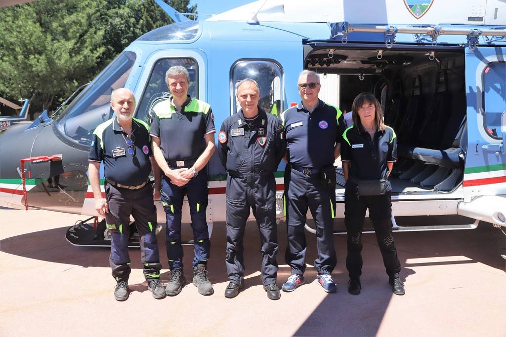 Protezione Civile Legnano al 50° anniversario del Reparto Volo Polizia di Stato Milano Malpensa