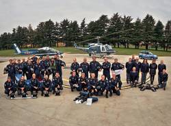 Protezione Civile Legnano al 50° anniversario del Reparto Volo Polizia di Stato Milano Malpensa