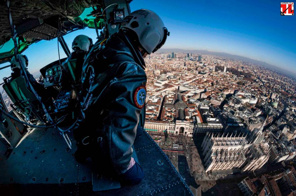 Protezione Civile Legnano al 50° anniversario del Reparto Volo Polizia di Stato Milano Malpensa