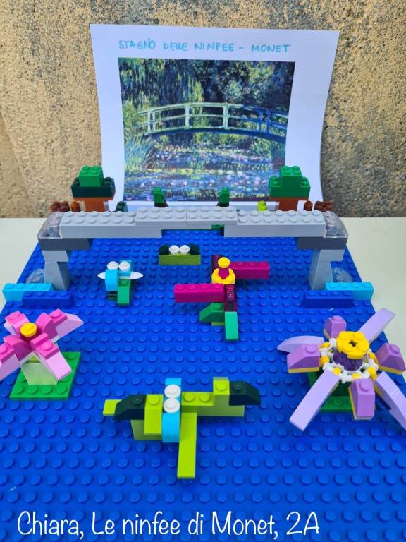 quadri monet van gogh banksy lego scuola chicca gallazzi