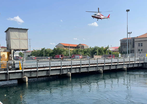 Ricerche in corso tra Turbigo e Nosate per un uomo caduto nel canale industriale