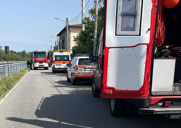 Ricerche in corso tra Turbigo e Nosate per un uomo caduto nel canale industriale