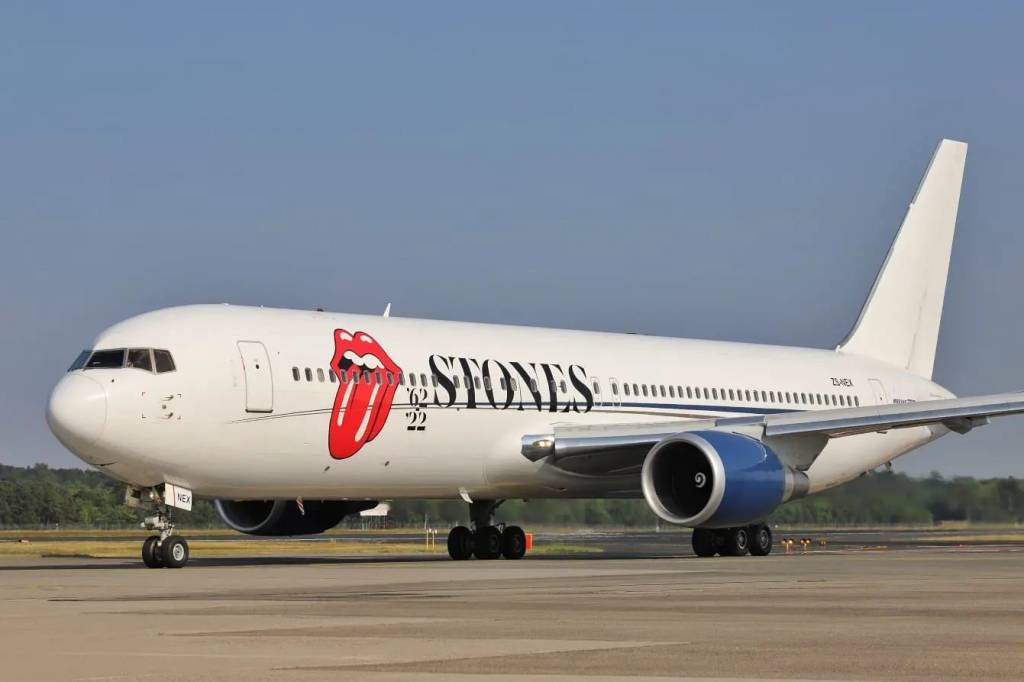 Rolling Stones aereo