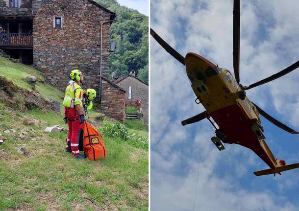 soccorso curiglia con MOnteviasco