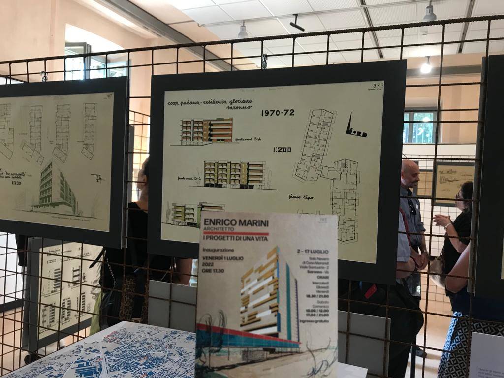 A Saronno l'inaugurazione della mostra dedicata all'architetto Enrico Marini