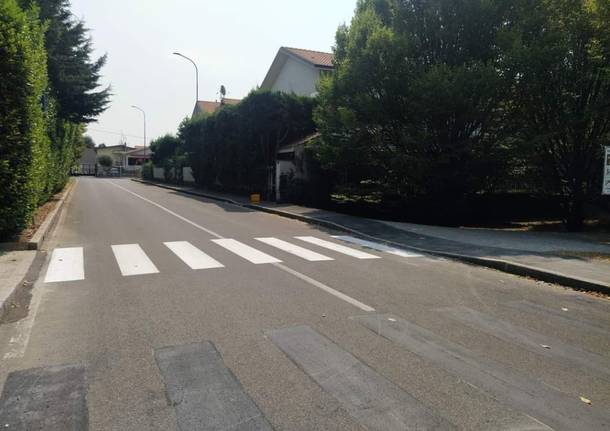 Accessibilità e sicurezza stradale, interventi a Saronno in via Lorca, via Miola e via Petrarca