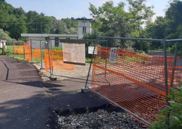 Cantello - Vandalismi al cantiere della TiCicloVia