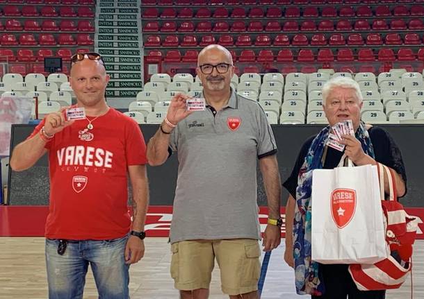 Primo giorno di campagna abbonamenti alla Pallacanestro Varese 2022-23