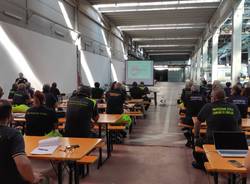 I volontari di protezione civile al corso di rianimazione cardio polmonare