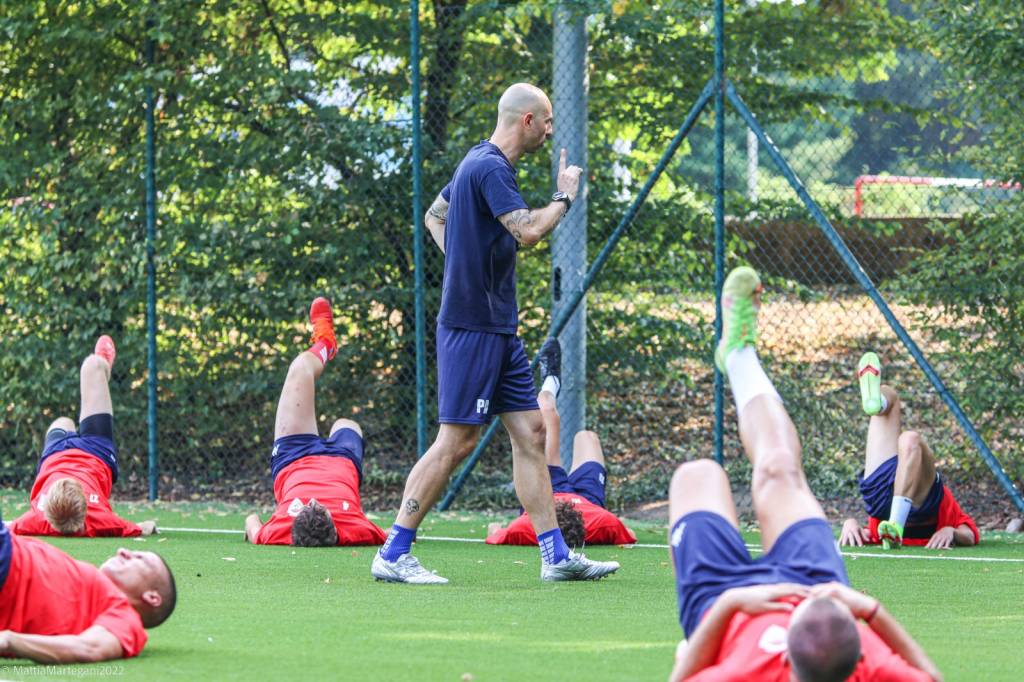 Il primo allenamento della nuova stagione del Varese