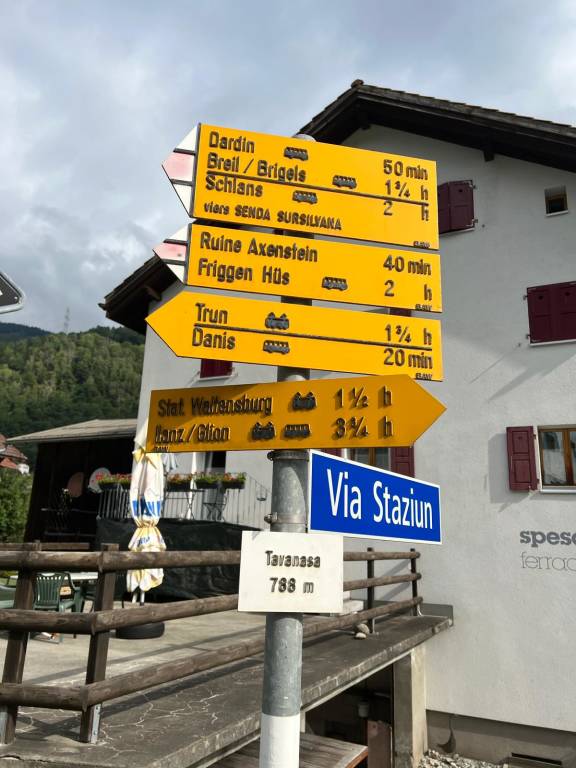 Da Illanz a Disentis sulla Via Francisca