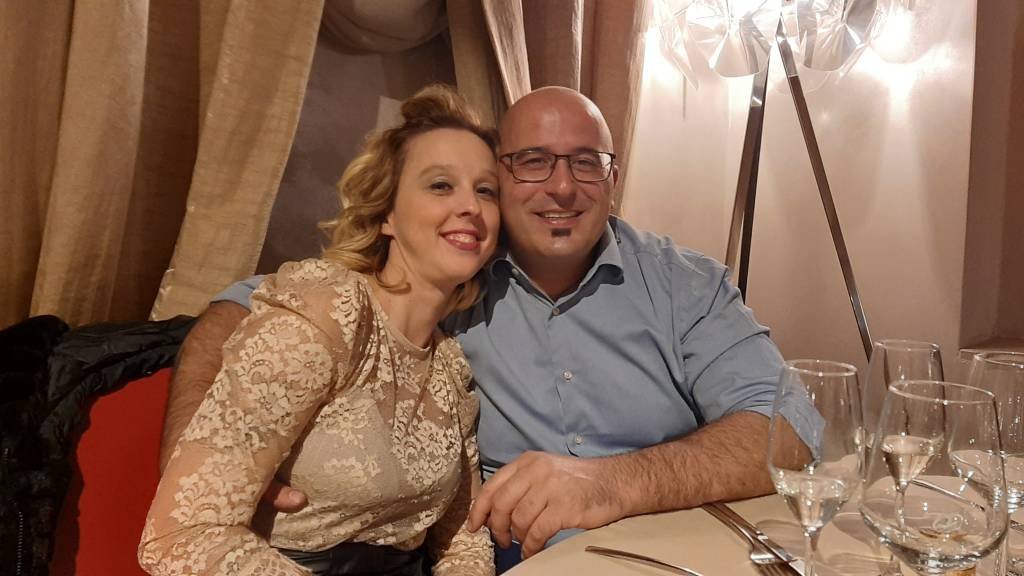 Giuseppe e pamela sposi