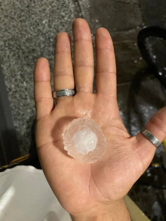 Il nubifragio su Saronno