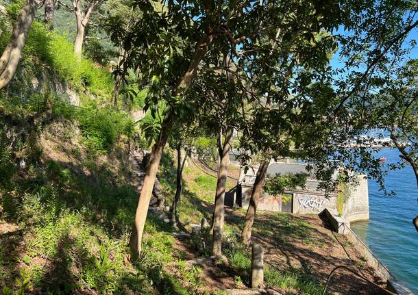 Il parco delle Torrazze e la passeggiata Romanini di laveno mombello 