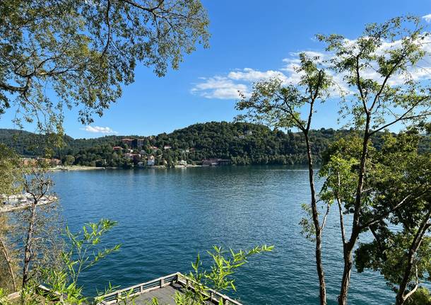 Il parco delle Torrazze e la passeggiata Romanini di laveno mombello 