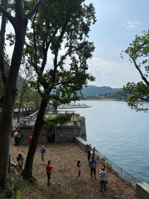 inaugurazione parco torrazze laveno mombello