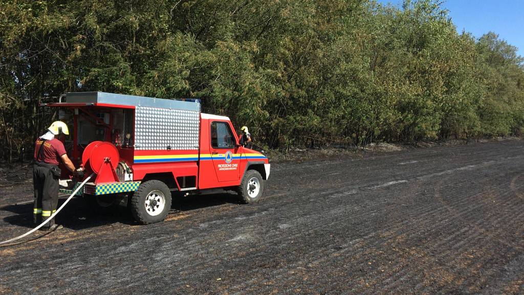 Incendio a Dairago, bruciato un campo da 30mila metri quadri