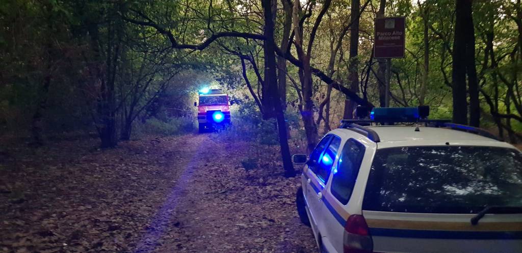 Incendio al Parco Alto Milanese 25 luglio