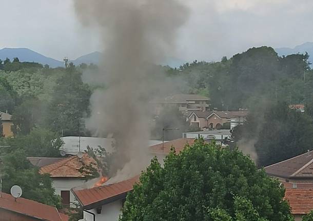 Incendio Castiglione Olona