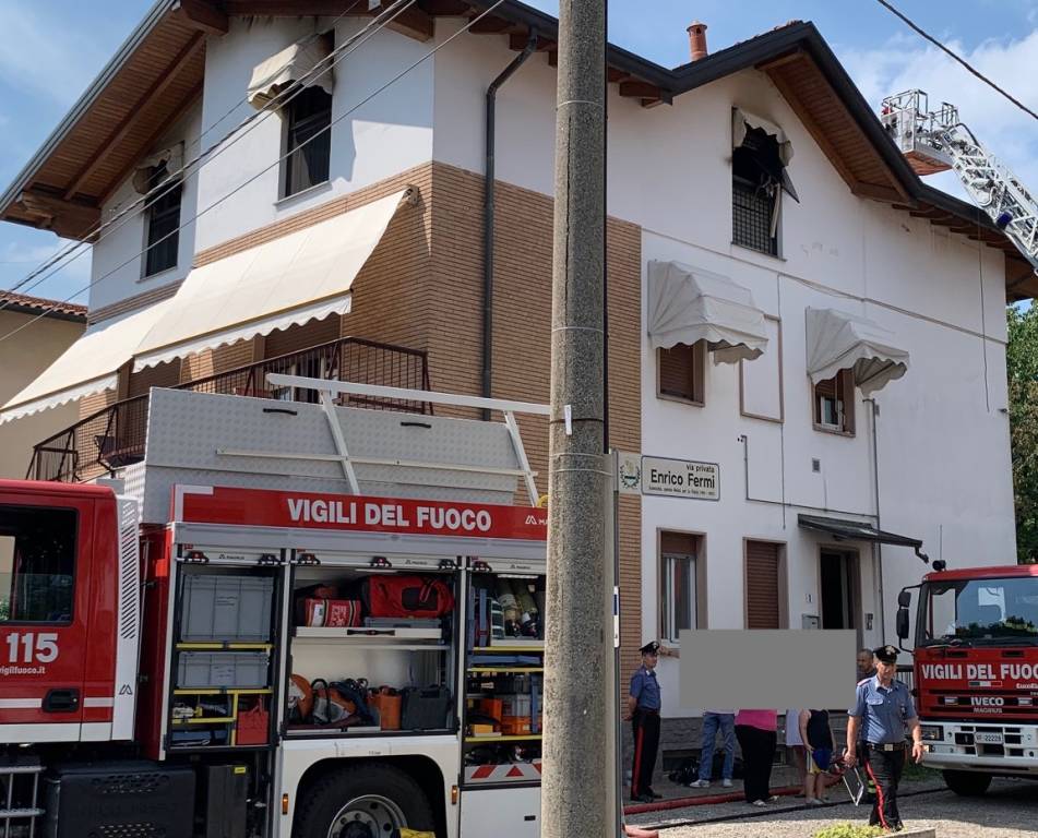 Incendio Castiglione Olona