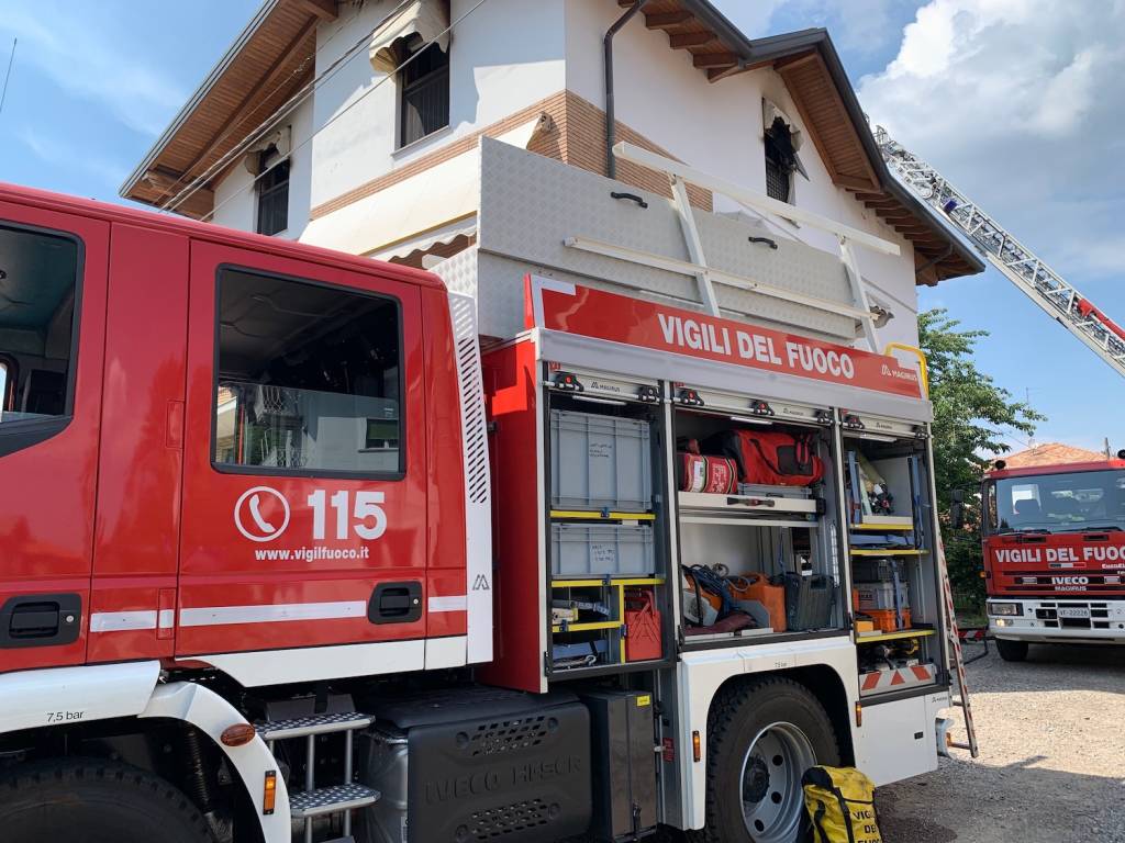 Incendio Castiglione Olona