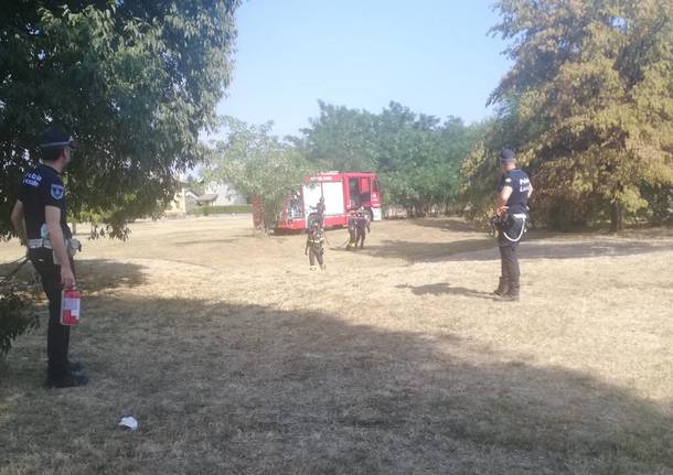 incendio san giorgio su legnano