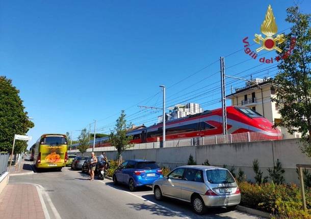 incidente stazione ferroviaria riccione