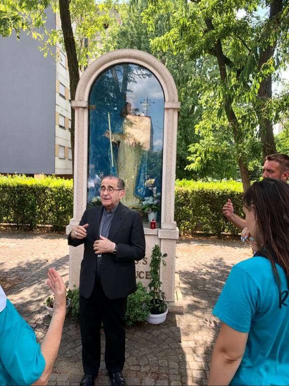L'arcivescovo Delpini in visita agli oratori di Legnano