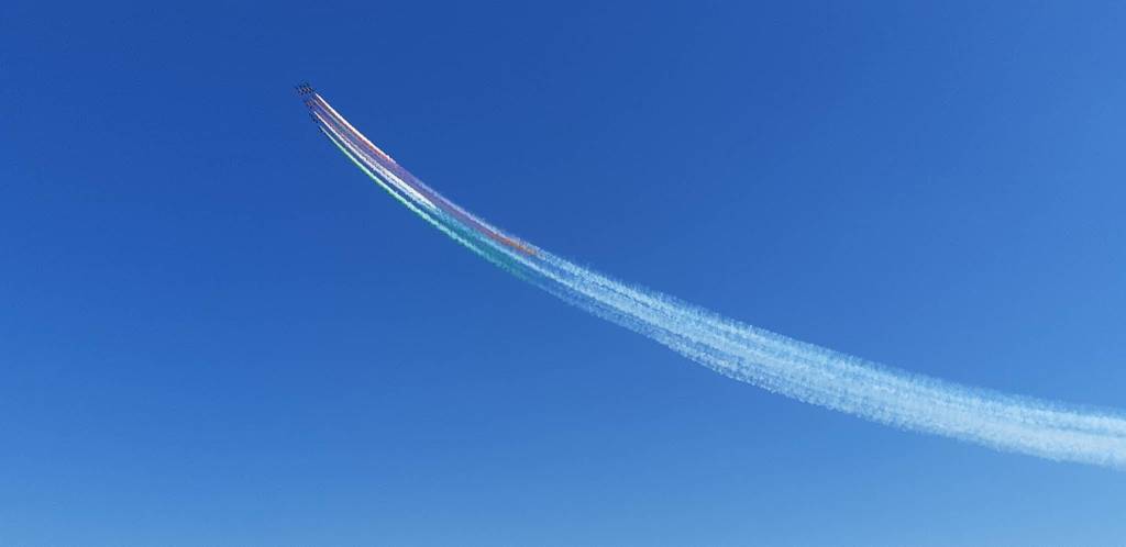 Le Frecce Tricolori da Angera nelle foto di Maggie Magnaghi