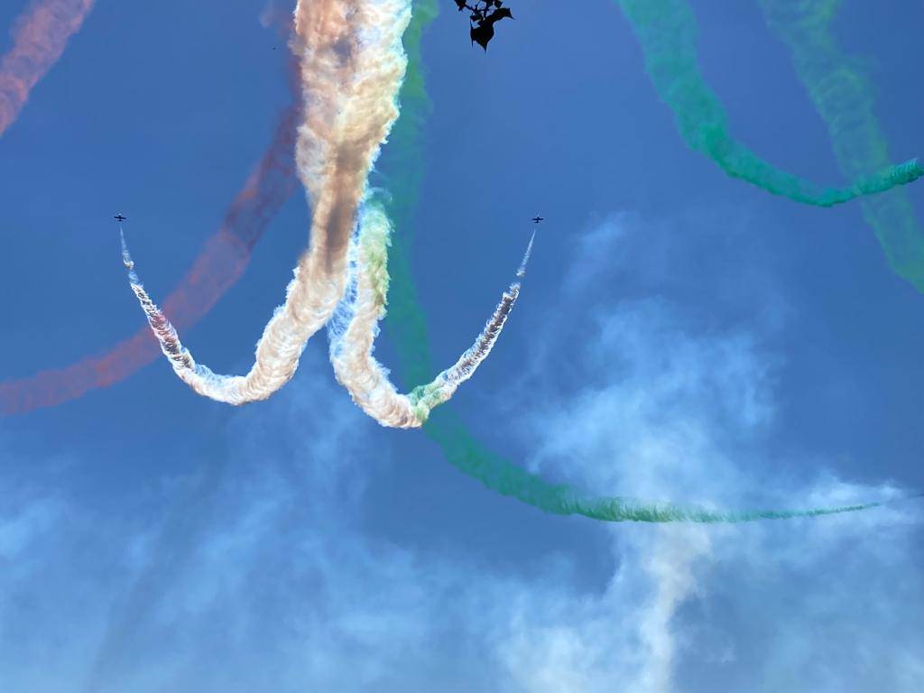 Le Frecce Tricolori fanno sognare il Lago Maggiore