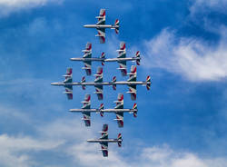 Lo spettacolo delle Frecce tricolori nelle foto di Paolo Gogni