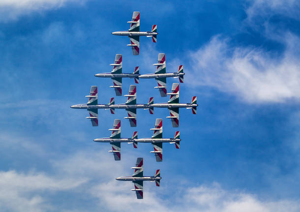 Lo spettacolo delle Frecce tricolori nelle foto di Paolo Gogni