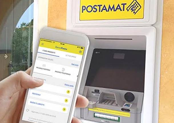 poste italiane postamat telefono