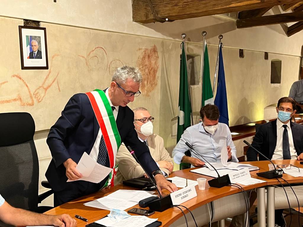 primo consiglio comunale Pietro Ottaviani luglio 2022