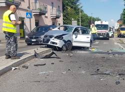ribaltamento incidente busto arsizio