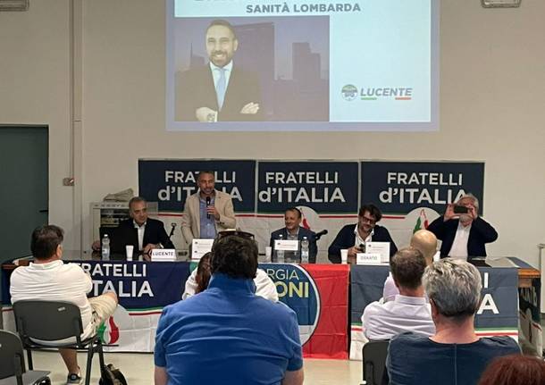 Riforma Sanità - convegno con fratelli d'Italia