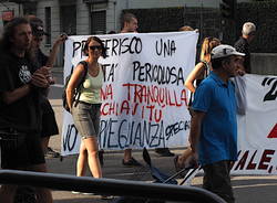 Sabato sera corteo degli anarchici, centro di Saronno "blindato"