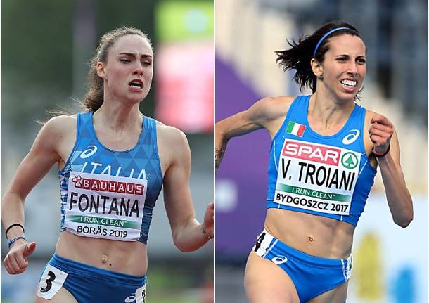 vittoria fontana virginia troiani atletica leggera (foto Fidal)