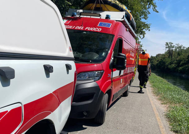 Cadavere trovato nel Naviglio a Boffalora sopra Ticino