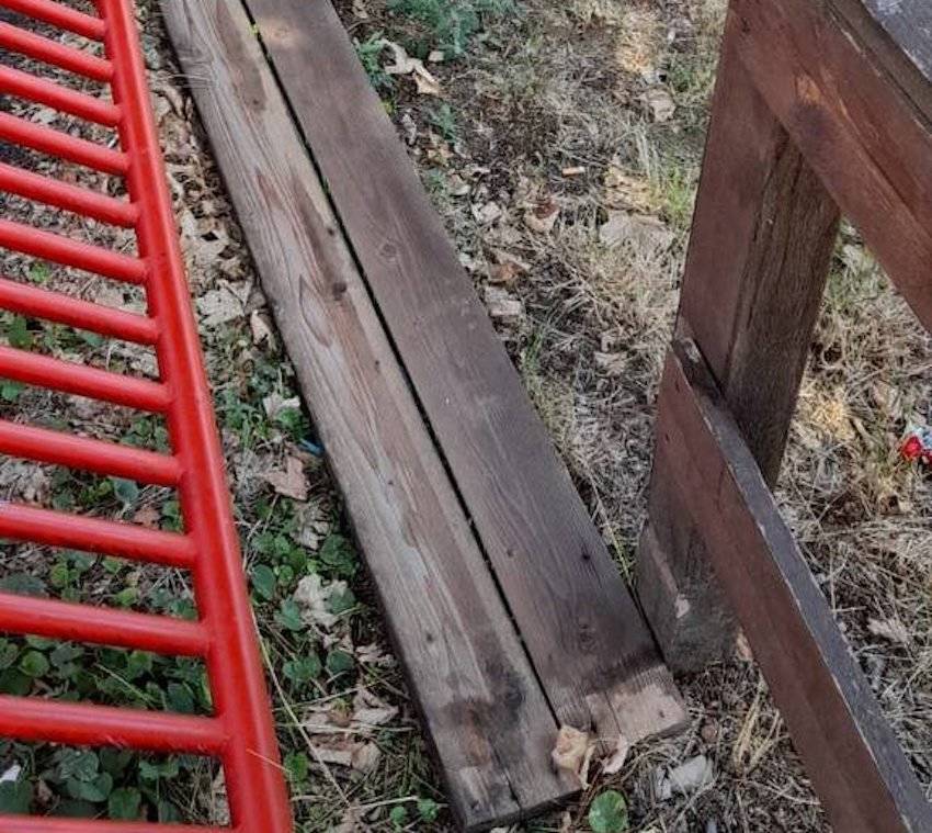Castiglione Olona - Vandalismi al parco "Isola verde"