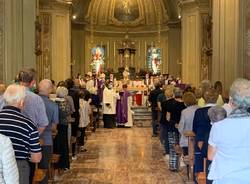 I funerali di don Giovanni Ciochetta a Cajello di Gallarate