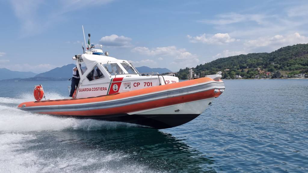 La guardia costiera sul Lago Maggiore